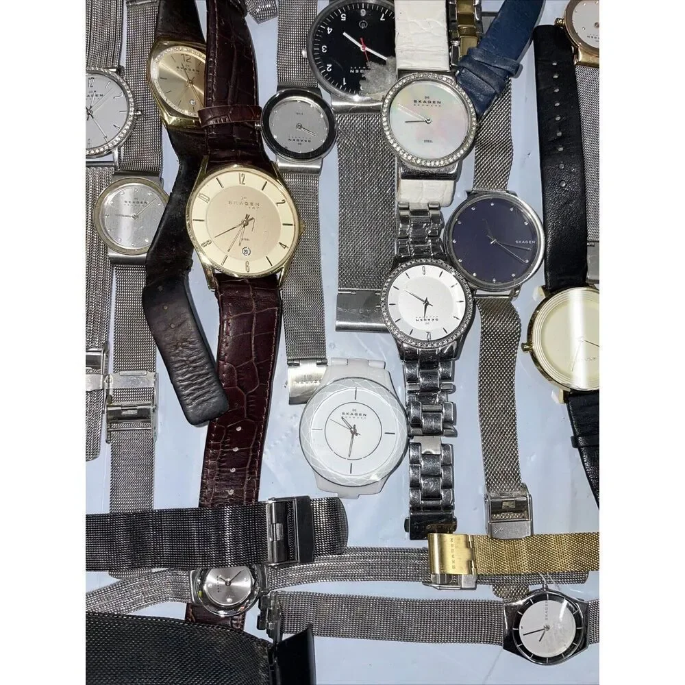 Wholesale watch lot of Skagen watches untested Qty 50 LAN50